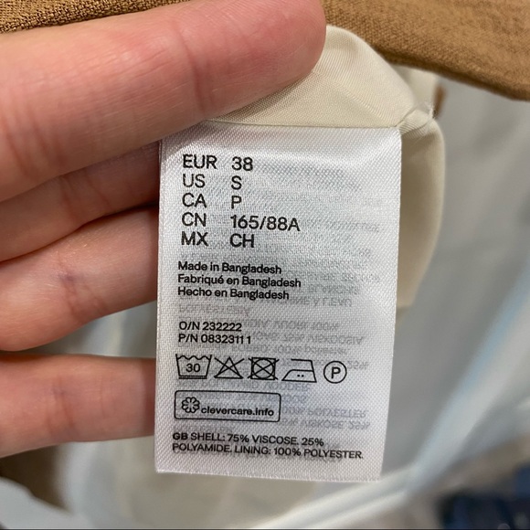 BNWT tan H&M blazer - Picture 4 of 4